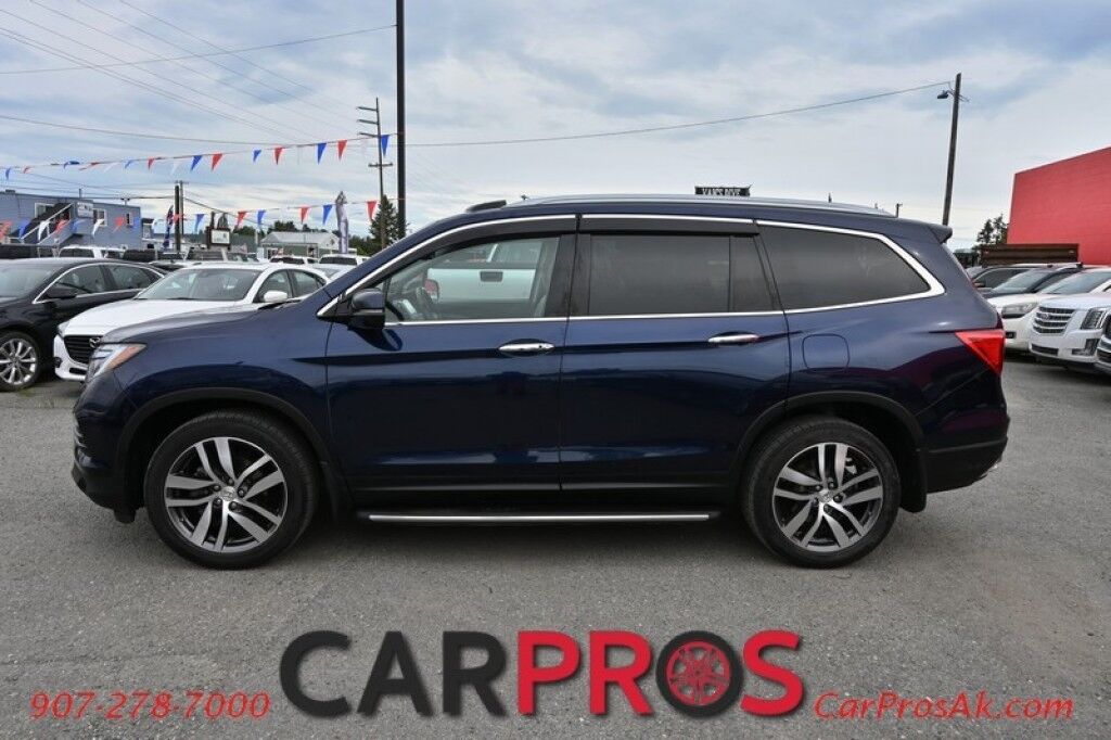 2016 Honda Pilot Touring - AWD - AutoStart - Power & Heated Leather Seats - Sunroof - Navigation - Sunroof - Lane Departure & Adaptive Cruise - Rear Entertainment - Back up Camera - Power Liftgate - 3rd Row - Seats 8 - Keyless Entry & Start - 26 MPG Anchorage AK