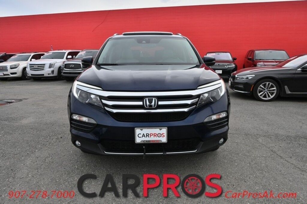 2016 Honda Pilot Touring - AWD - AutoStart - Power & Heated Leather Seats - Sunroof - Navigation - Sunroof - Lane Departure & Adaptive Cruise - Rear Entertainment - Back up Camera - Power Liftgate - 3rd Row - Seats 8 - Keyless Entry & Start - 26 MPG Anchorage AK