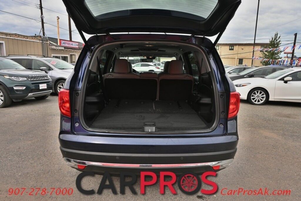 2016 Honda Pilot Touring - AWD - AutoStart - Power & Heated Leather Seats - Sunroof - Navigation - Sunroof - Lane Departure & Adaptive Cruise - Rear Entertainment - Back up Camera - Power Liftgate - 3rd Row - Seats 8 - Keyless Entry & Start - 26 MPG Anchorage AK