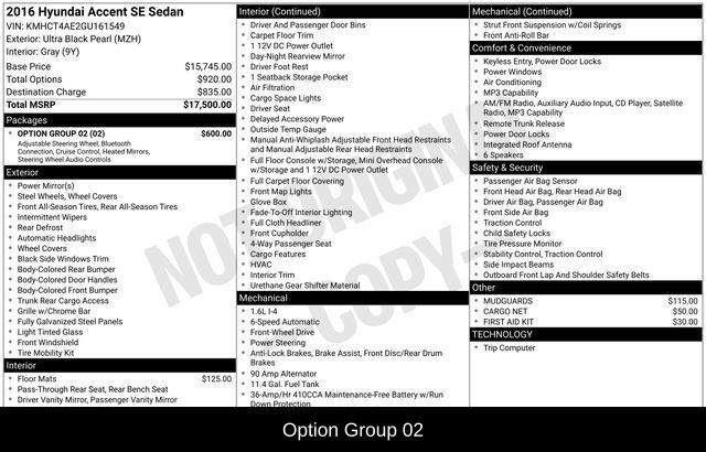 2016 Hyundai Accent SE Raleigh NC