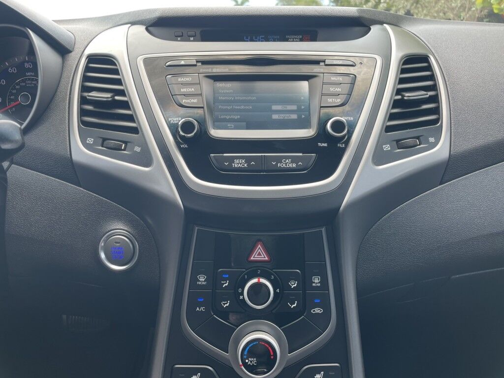 2016 Hyundai Elantra Limited~CLEAN CARFAX~1-OWNER~CRUISE CONTROL Sarasota FL