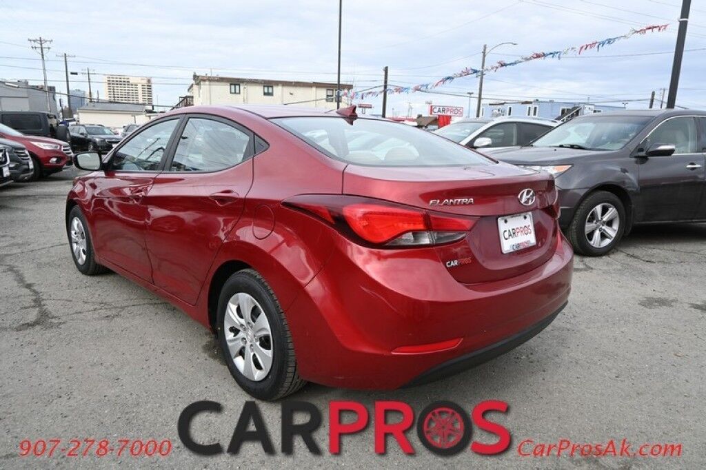 2016 Hyundai Elantra SE - Automatic - Power Windows, Mirrors & Door Locks - Keyless Entry - Cruise Control - AM/FM/CD - Air Conditioner - Low Miles - 38MPG Anchorage AK