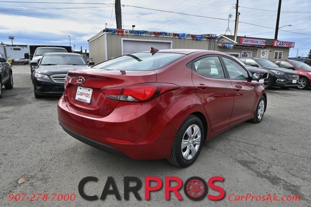 2016 Hyundai Elantra SE - Automatic - Power Windows, Mirrors & Door Locks - Keyless Entry - Cruise Control - AM/FM/CD - Air Conditioner - Low Miles - 38MPG Anchorage AK