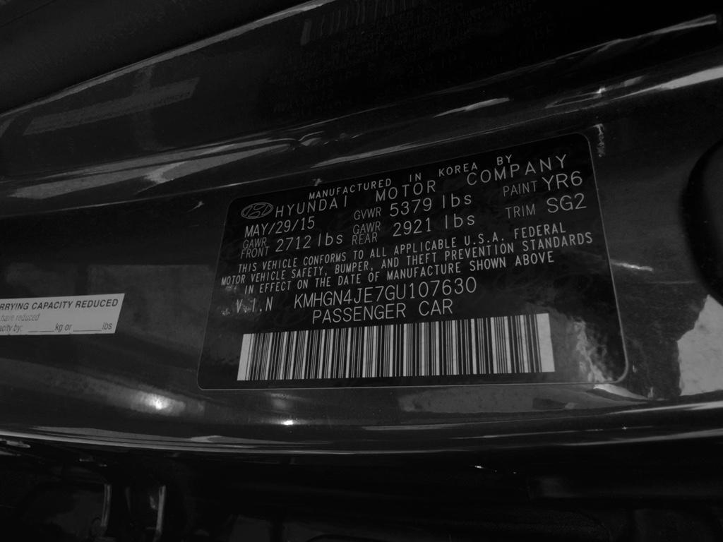 2016 Hyundai Genesis 4dr Sdn V6 3.8L RWD Jacksonville FL
