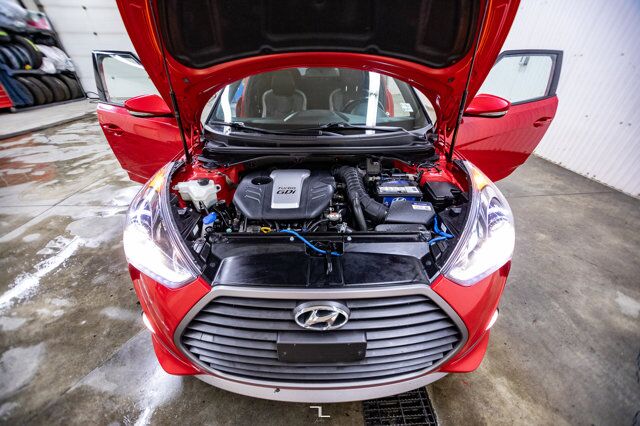 2016 Hyundai Veloster Turbo Leather Roof Nav Red Deer AB