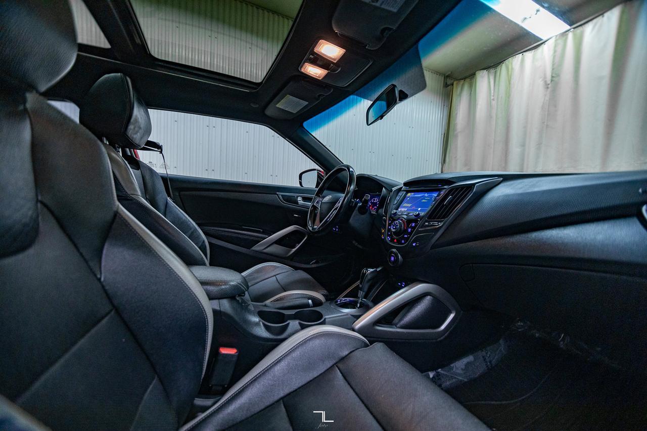 2016 Hyundai Veloster Turbo Leather Roof Nav Red Deer AB