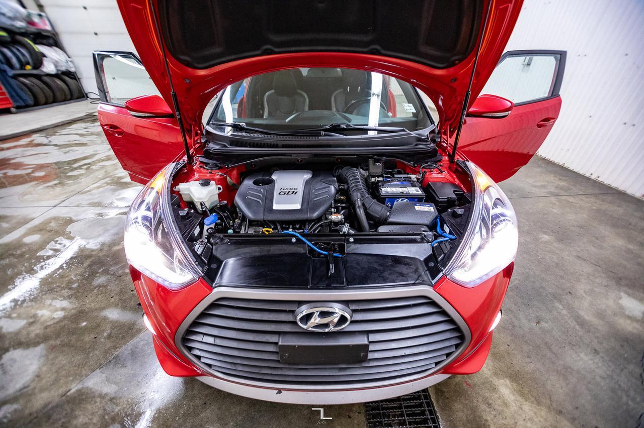 2016 Hyundai Veloster Turbo Leather Roof Nav Red Deer AB