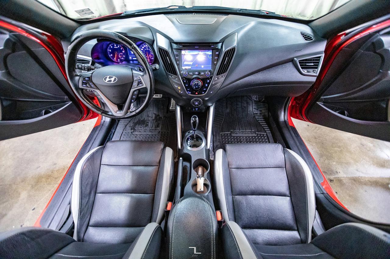 2016 Hyundai Veloster Turbo Leather Roof Nav Red Deer AB