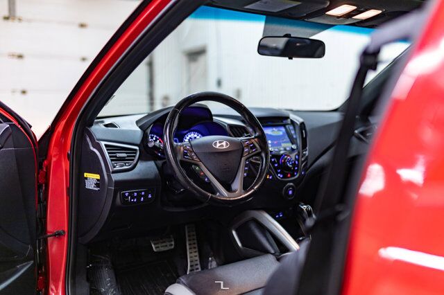 2016 Hyundai Veloster Turbo Leather Roof Nav Red Deer AB