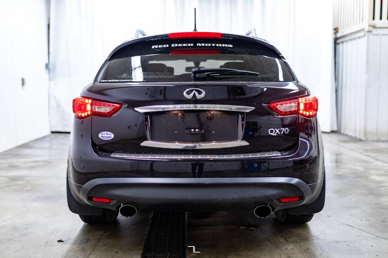 2016 Infiniti QX70 AWD Luxury Leather Roof Nav BCam Red Deer AB