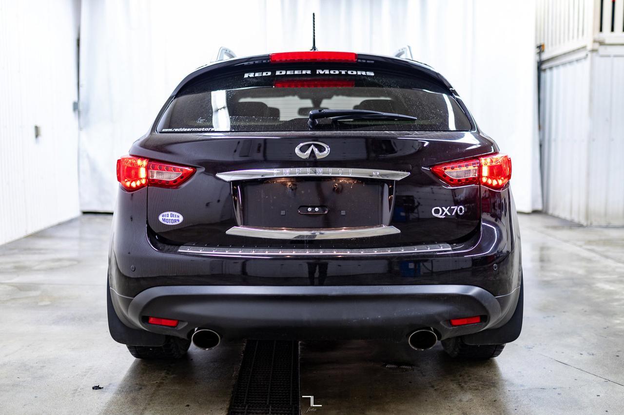 2016 Infiniti QX70 AWD Luxury Leather Roof Nav BCam Red Deer AB