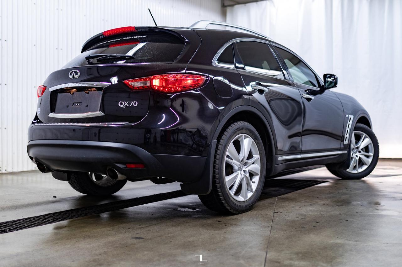 2016 Infiniti QX70 AWD Luxury Leather Roof Nav BCam Red Deer AB