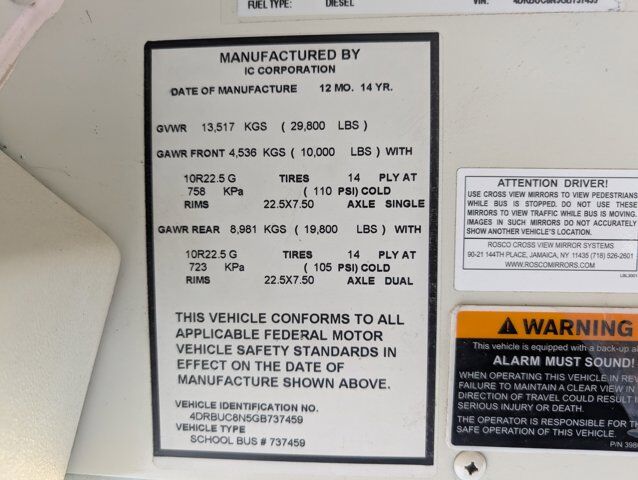 2016 International IC CE300 Johnstown NY