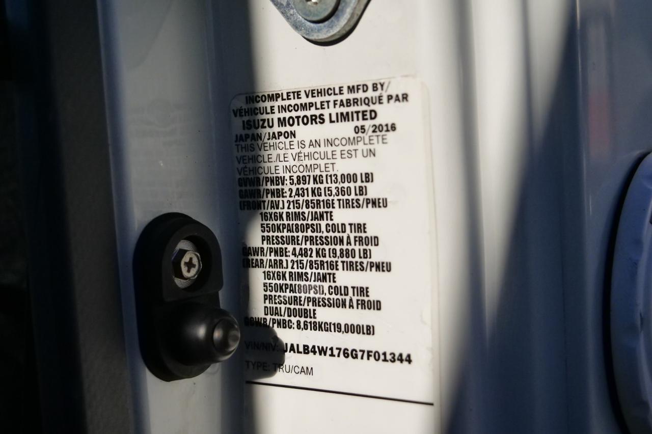 2016 Isuzu NPR / DRW / Diesel / Morgan Box Truck / 16FT / Power Liftgate! Lincolnton NC