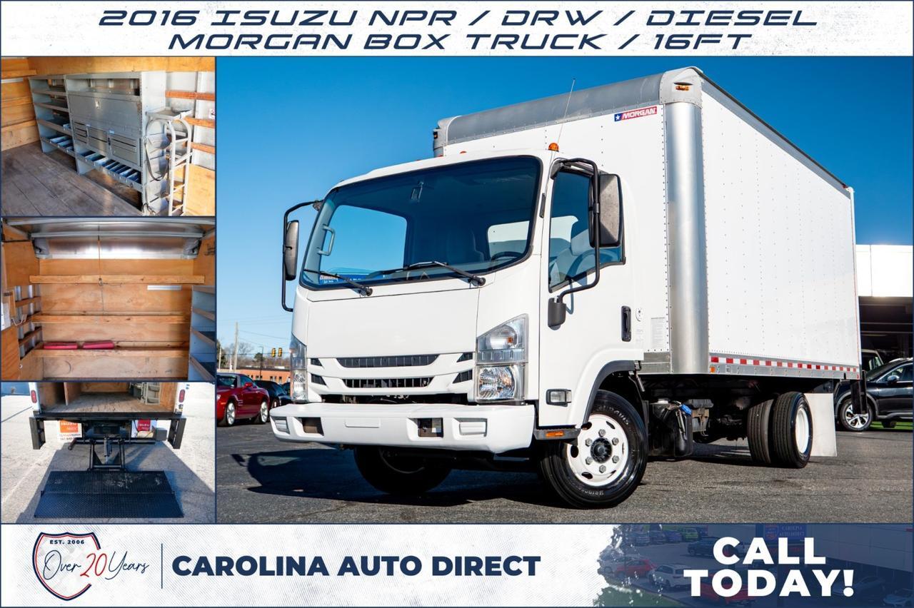 2016 Isuzu NPR / DRW / Diesel / Morgan Box Truck / 16FT / Power Liftgate!