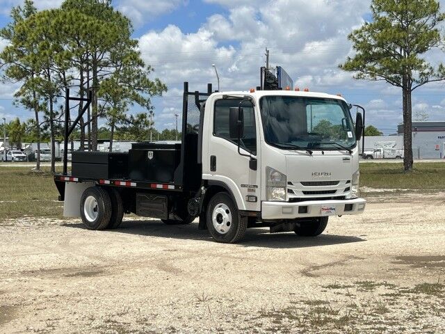 2016 Isuzu NPR-HD 14' Steel Flatbed Truck Homestead FL