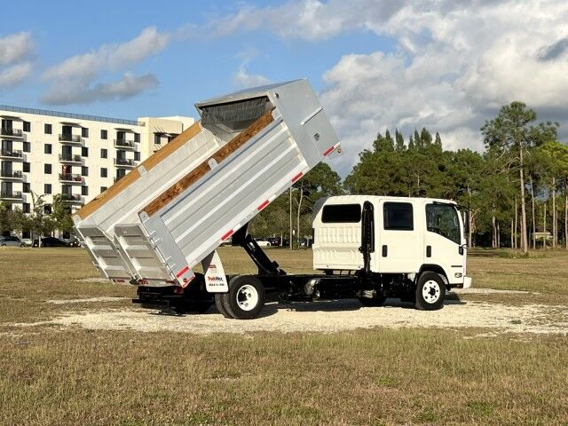 2016 Isuzu NPR-HD Crew Cab 14&apos; Aluminum Landscape Dump Truck