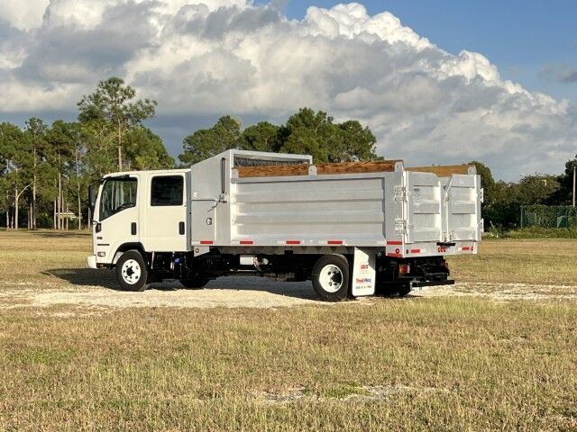 2016 Isuzu NPR-HD Crew Cab 14&apos; Aluminum Landscape Dump Truck