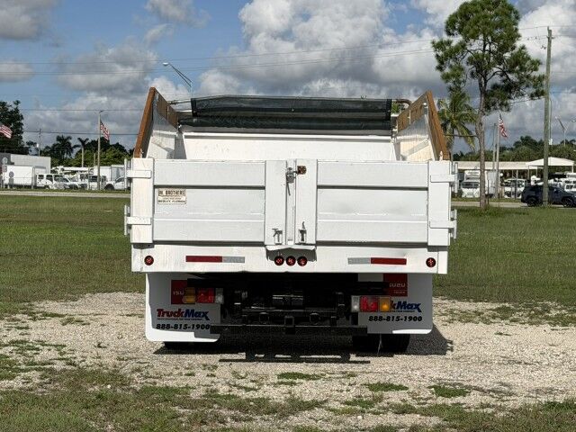 2016 Isuzu NPR-HD Crew Cab 14' Aluminum Landscape Slanted Dump Truck