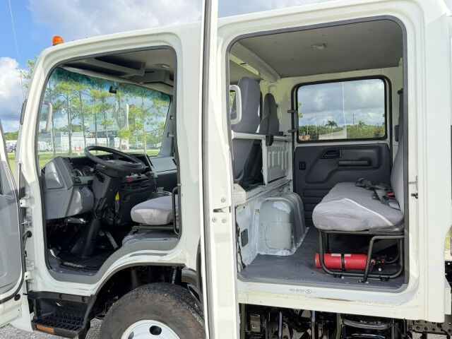 2016 Isuzu NPR-HD Crew Cab 14' Aluminum Landscape Slanted Dump Truck Homestead FL