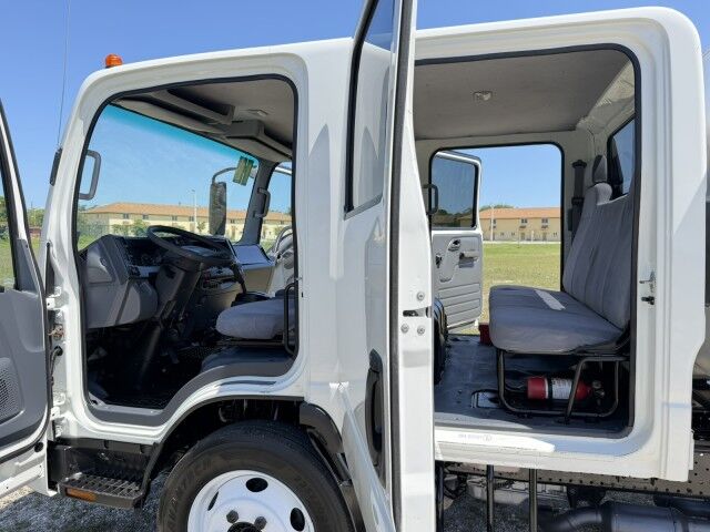 2016 Isuzu NPR-HD Crew Cab GAS 14' Aluminum Landscape Slanted Dump Truck Homestead FL