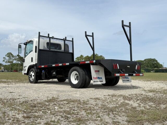 2016 Isuzu NPR-HD Diesel 14' Steel Flatbed Truck Homestead FL