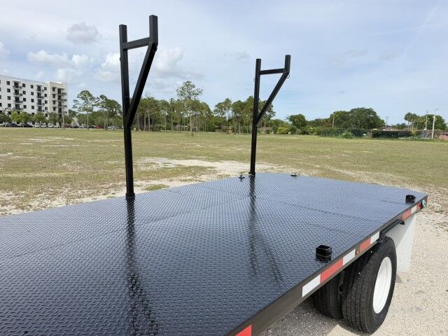 2016 Isuzu NPR-HD Diesel 14' Steel Flatbed Truck Homestead FL