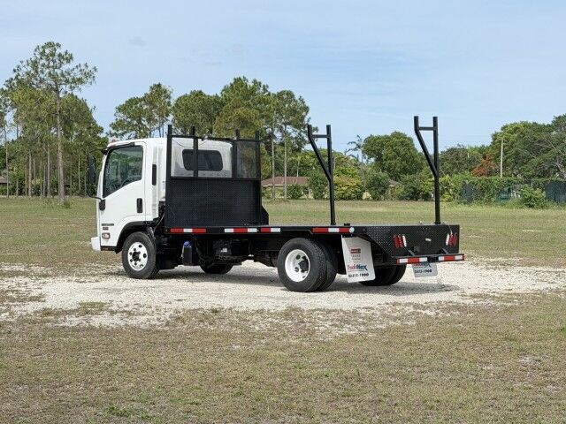 2016 Isuzu NPR-HD Diesel 14' Steel Flatbed Truck