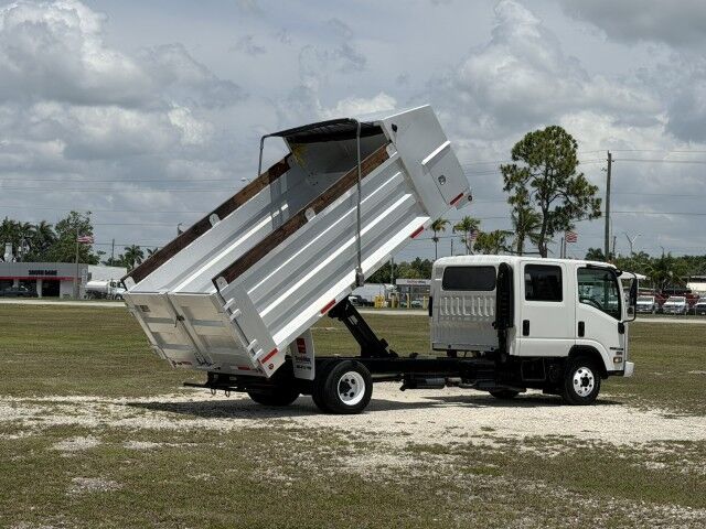 2016 Isuzu NPR-HD GAS 14' Aluminum Landscape Dump Truck