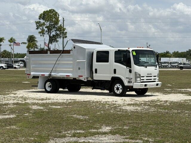 2016 Isuzu NPR-HD GAS 14' Aluminum Landscape Dump Truck Homestead FL