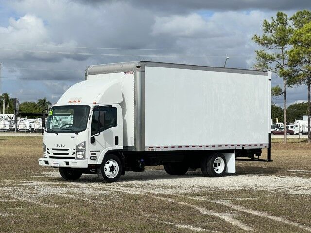 2016 Isuzu NPR-XD 20' Dry Box Truck with Step Bumper
