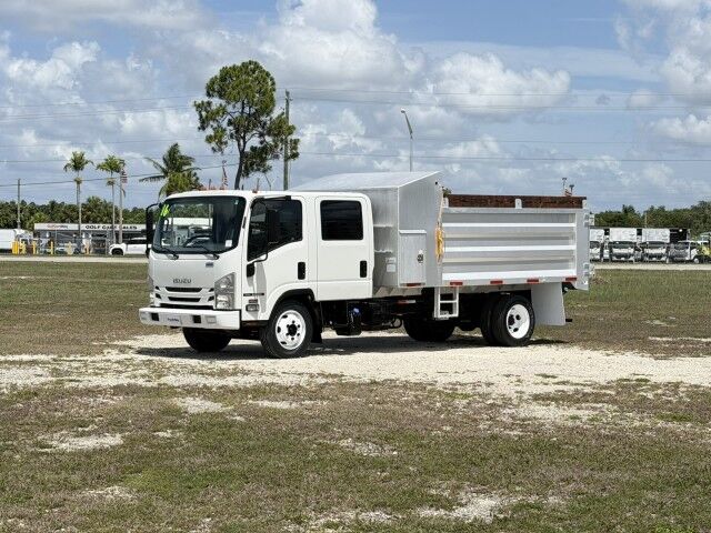 2016 Isuzu NQR Crew Cab 14' Aluminum Landscape Dump Truck Homestead FL