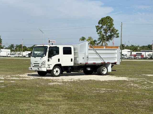 2016 Isuzu NQR Crew Cab 14' Aluminum Landscape Dump Truck