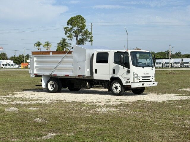 2016 Isuzu NQR Crew Cab 14' Aluminum Landscape Dump Truck Homestead FL