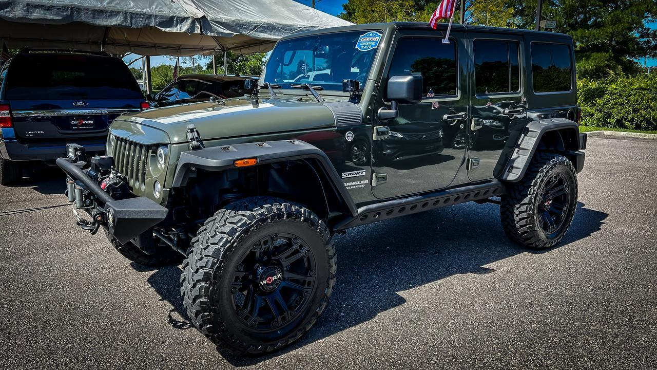 2016 JEEP WRANGLER UNLIMITED SPORT 4X4, SIRIUS XM RADIO, HEATED FRONT