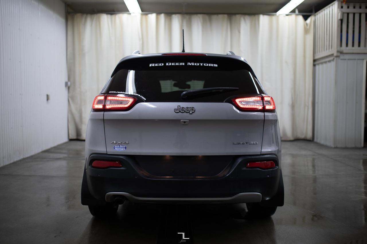 2016 Jeep Cherokee 4x4 Limited Leather Nav BCam Red Deer AB