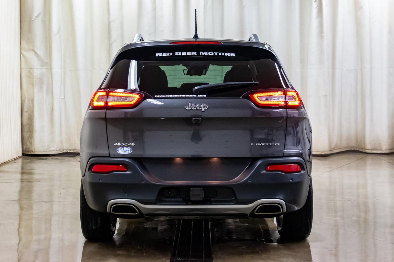 2016 Jeep Cherokee 4x4 Limited Leather Roof Nav BCam Red Deer AB