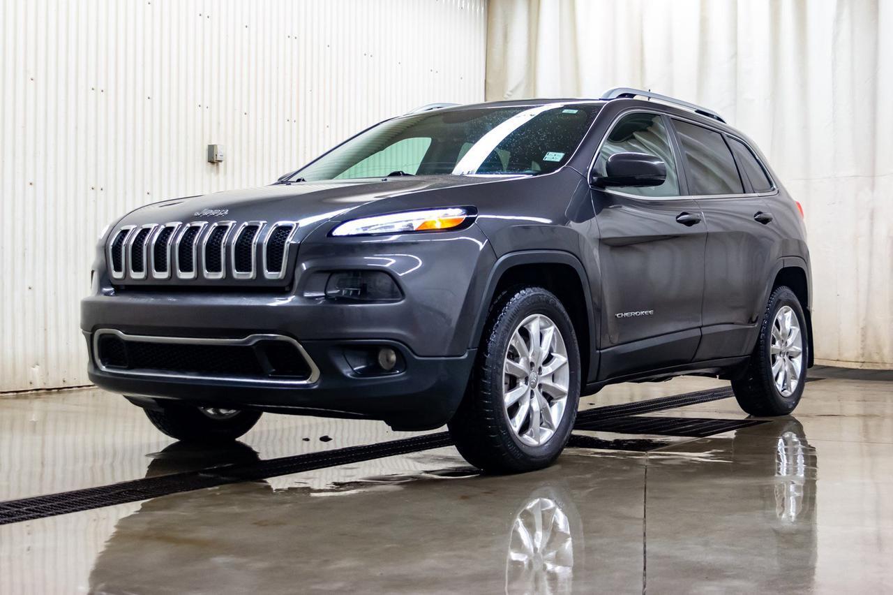 2016 Jeep Cherokee 4x4 Limited Leather Roof Nav Red Deer AB