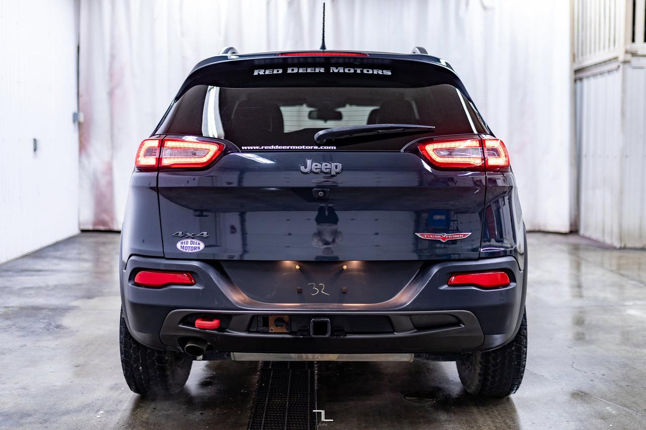 2016 Jeep Cherokee 4x4 Trailhawk Leather BCam Red Deer AB