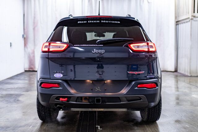 2016 Jeep Cherokee 4x4 Trailhawk Leather BCam Red Deer AB