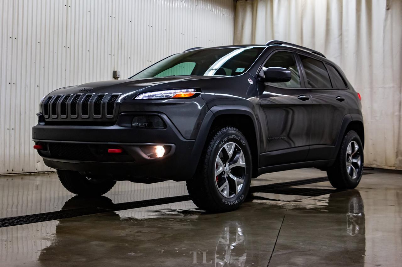 2016 Jeep Cherokee 4x4 Trailhawk Leather Roof Nav BCam Red Deer AB
