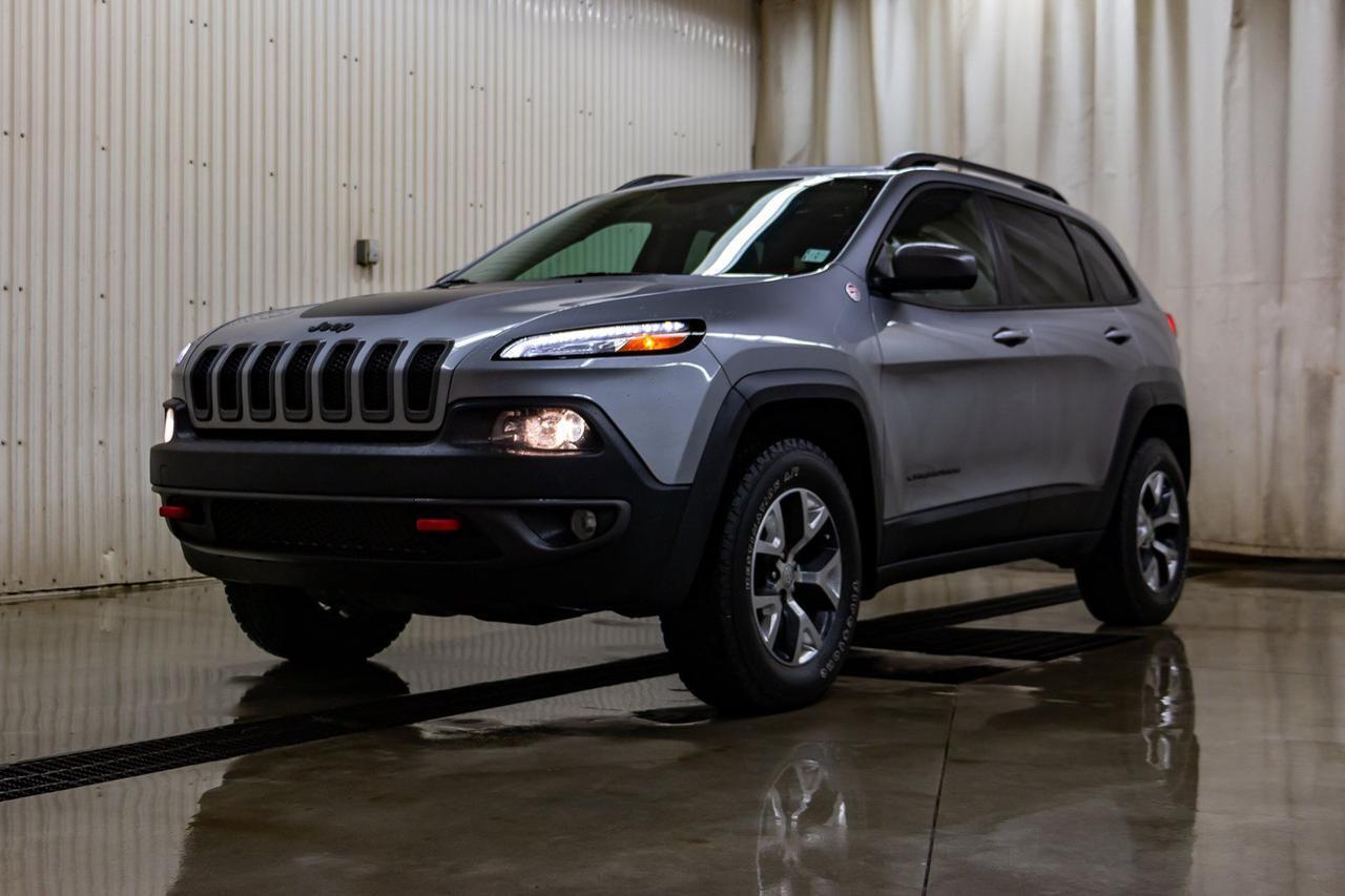 2016 Jeep Cherokee 4x4 Trailhawk Leather Roof Nav Red Deer AB