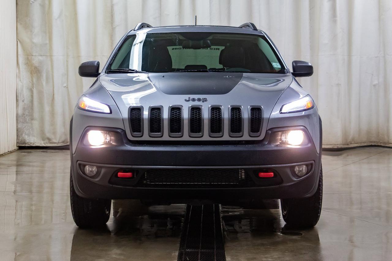 2016 Jeep Cherokee 4x4 Trailhawk Leather Roof Nav Red Deer AB