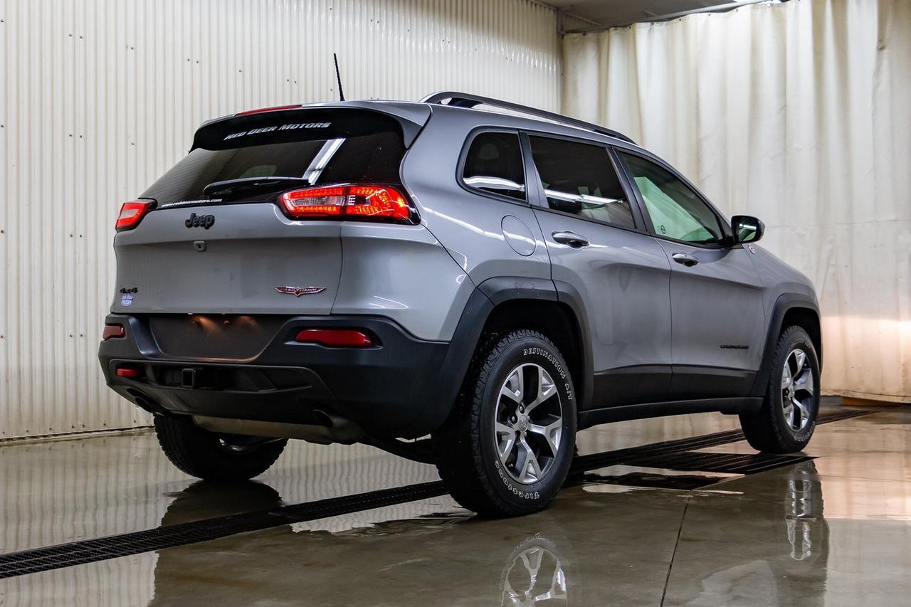 2016 Jeep Cherokee 4x4 Trailhawk Leather Roof Nav Red Deer AB