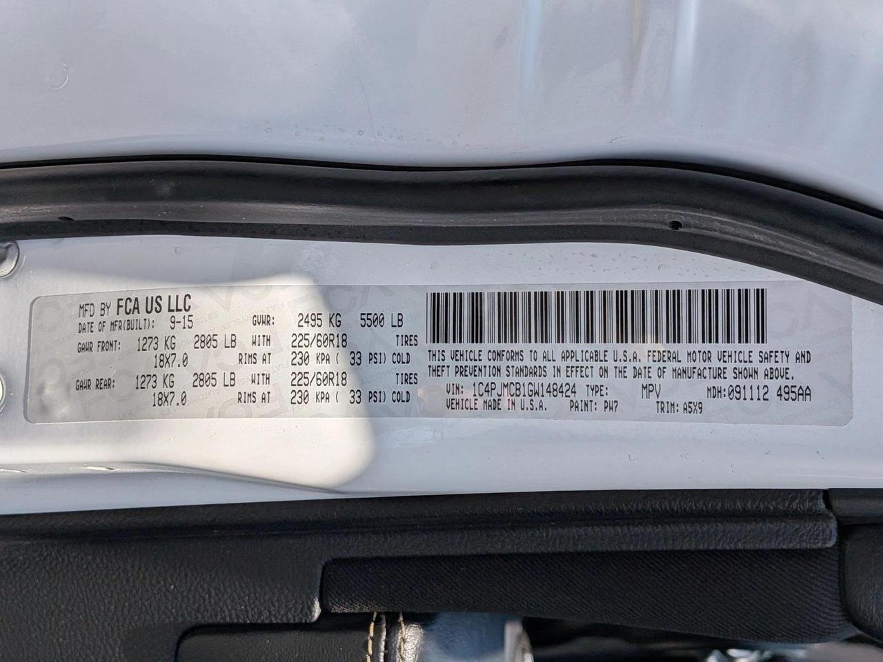 2016 Jeep Cherokee Altitude Roseville CA