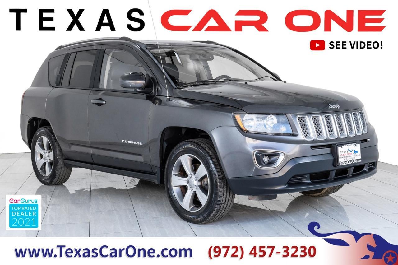 2016 Jeep Compass 4WD HIGH ALTITUDE EDITION SUNROOF LEATHER HEATED SEATS BLUETOOTH CRUISE CONTROL ALLOY Carrollton TX
