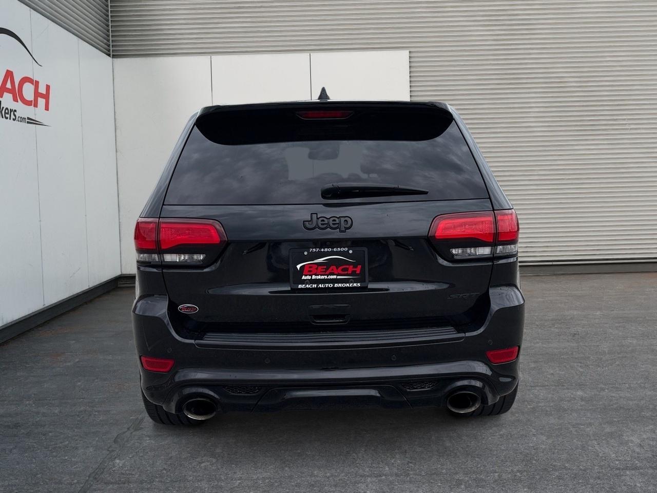 2016 Jeep Grand Cherokee SRT Night, HEATED/VENTILATED SEATS, HEATED REAR SEATS, BLUETOOTH, BACKUP CAMERA, POWER/HEATED MIRRORS, UNIVERSAL GARAGE DOOR OPENER, REMOTE START, HARMAN/KARDON SPEAKERS, MOONROOF, LOW MILES, CLEAN CARFAX, BUILT FOR SPEED READY TO ROAR! Norfolk VA
