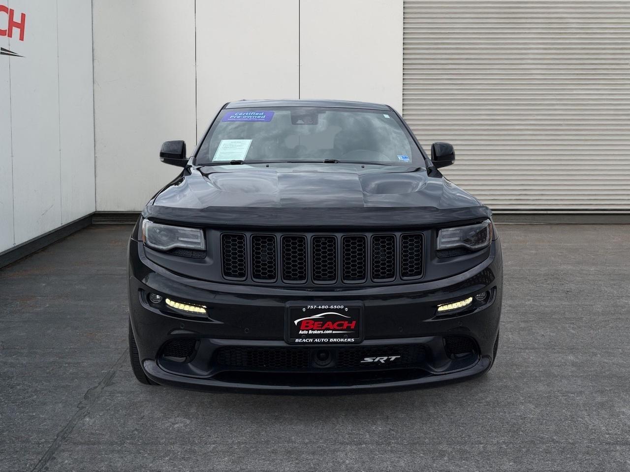 2016 Jeep Grand Cherokee SRT Night, HEATED/VENTILATED SEATS, HEATED REAR SEATS, BLUETOOTH, BACKUP CAMERA, POWER/HEATED MIRRORS, UNIVERSAL GARAGE DOOR OPENER, REMOTE START, HARMAN/KARDON SPEAKERS, MOONROOF, LOW MILES, CLEAN CARFAX, BUILT FOR SPEED READY TO ROAR! Norfolk VA