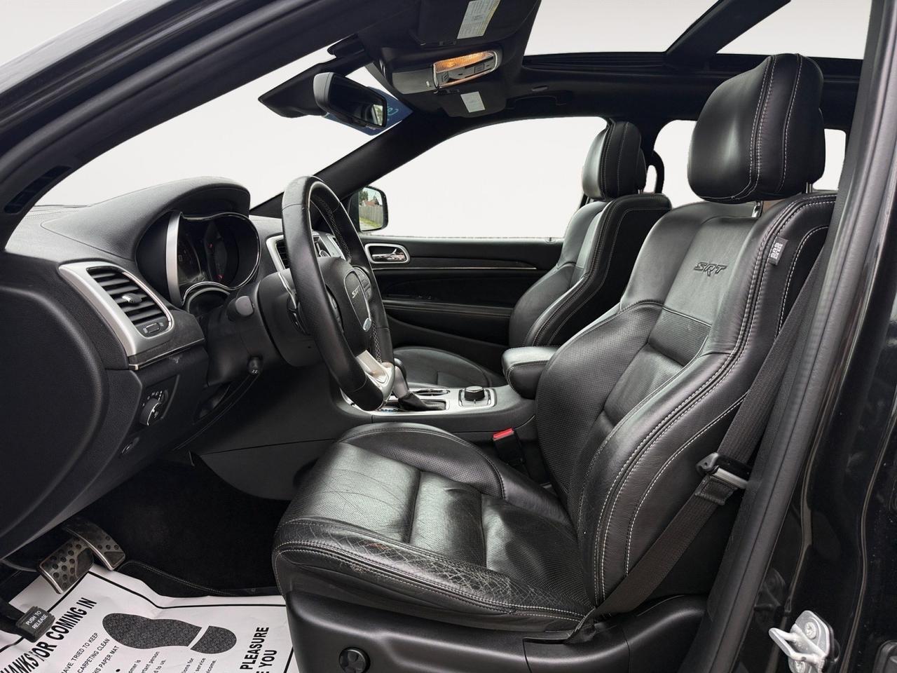 2016 Jeep Grand Cherokee SRT Night, HEATED/VENTILATED SEATS, HEATED REAR SEATS, BLUETOOTH, BACKUP CAMERA, POWER/HEATED MIRRORS, UNIVERSAL GARAGE DOOR OPENER, REMOTE START, HARMAN/KARDON SPEAKERS, MOONROOF, LOW MILES, CLEAN CARFAX, BUILT FOR SPEED READY TO ROAR!