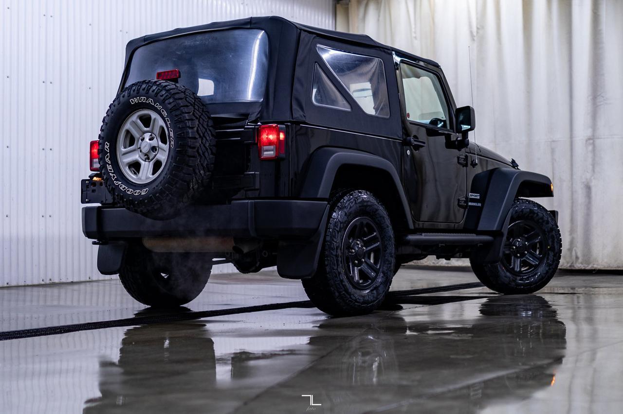 2016 Jeep Wrangler 4x4 Sport Soft Top Manual Red Deer AB